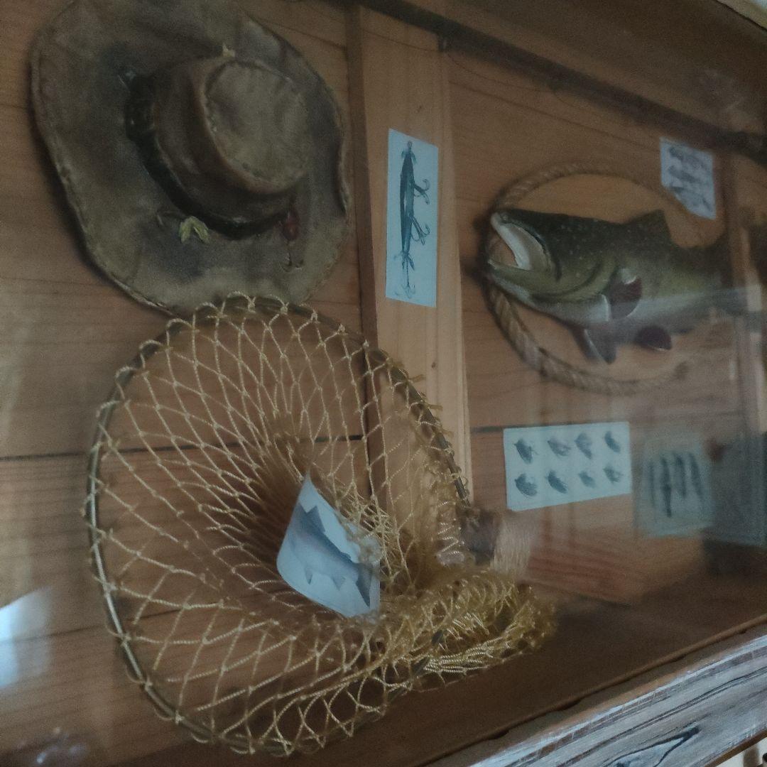 ☆インテリアフィッシング 木製額縁 オブジェ カントリー雑貨