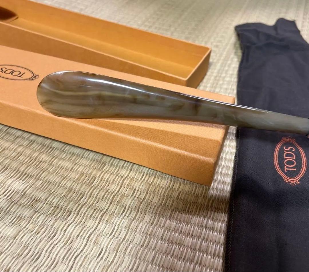 未使用　TOD’S 靴べら　袋　箱付き