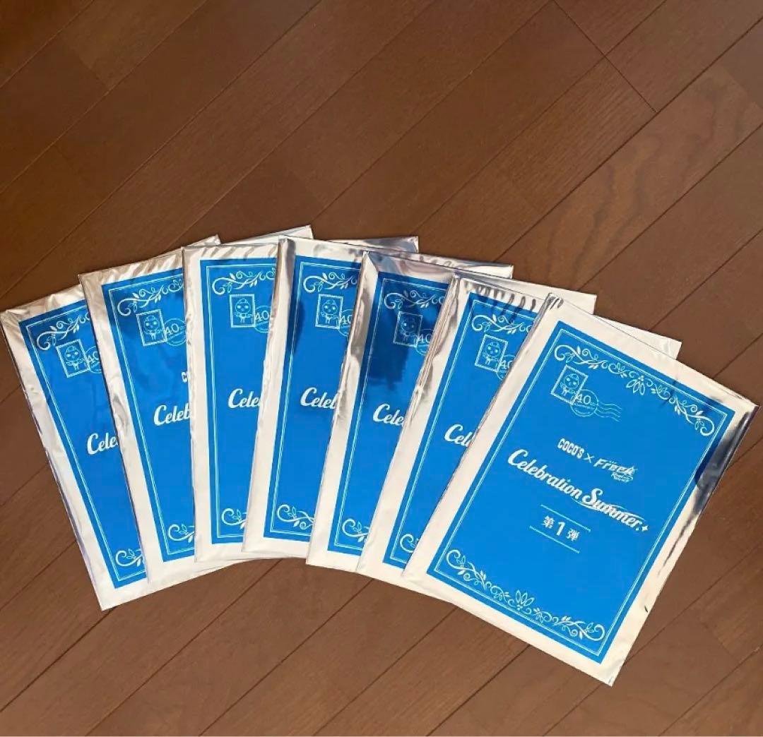 Free！×ココス クリアファイル、オリジナルキャニスター缶 新品未開封