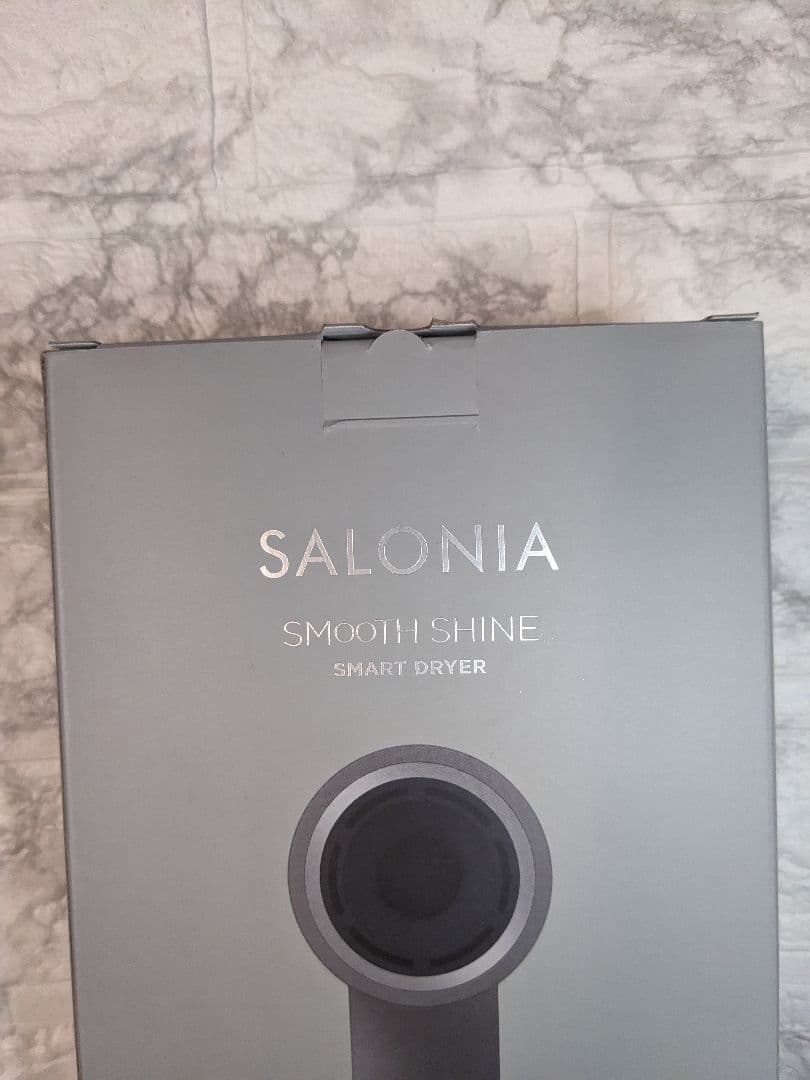 SALONIA スムースシャインスマートドライヤー グレー サロニア 縦型モデル