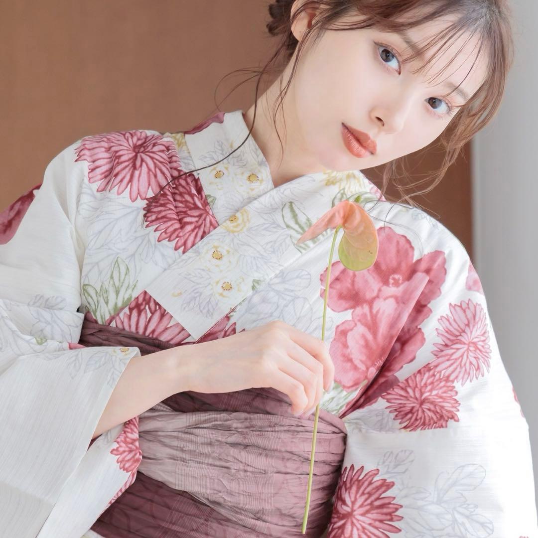 1人で着られる浴衣5点セット 和歌山染工日本染め 8/9〜8/22発送不可