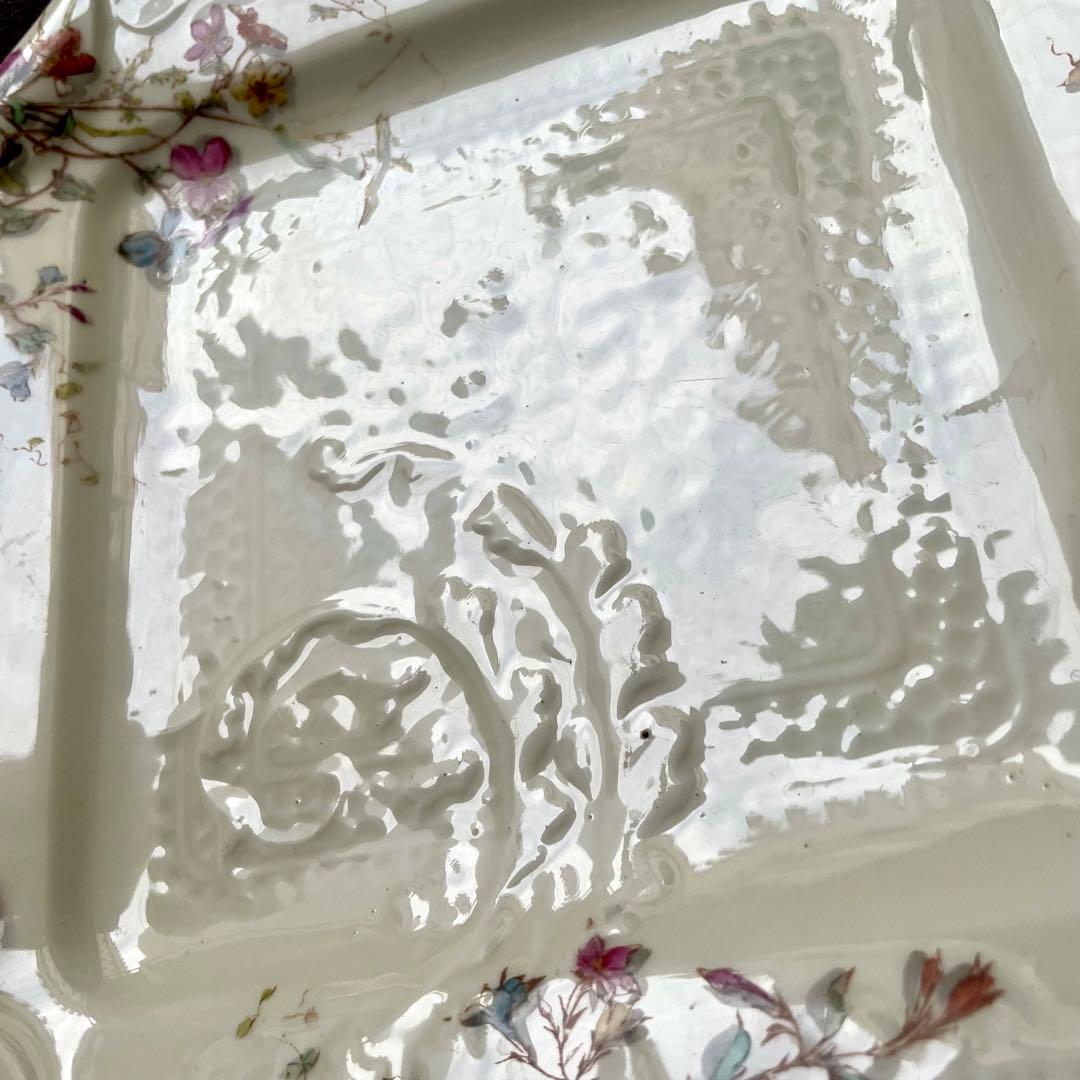 D*＊様 【希少レア美品】マジョレルナンシー×リュネヴィル隅切り角皿