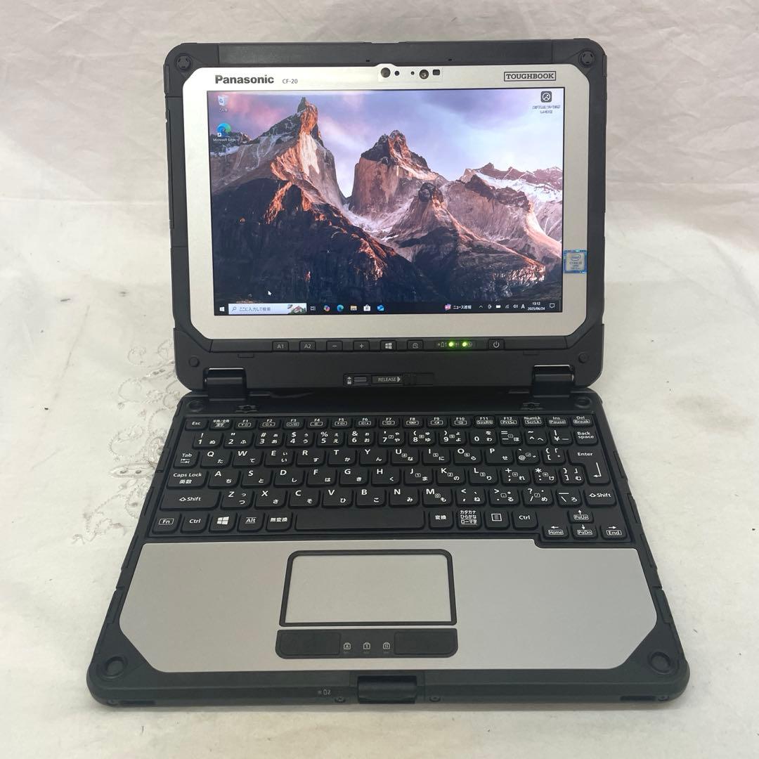 TOUGHBOOK CF-20 128GB i5-7Y57 Win11 美品#2 Panasonic Toughbook 20