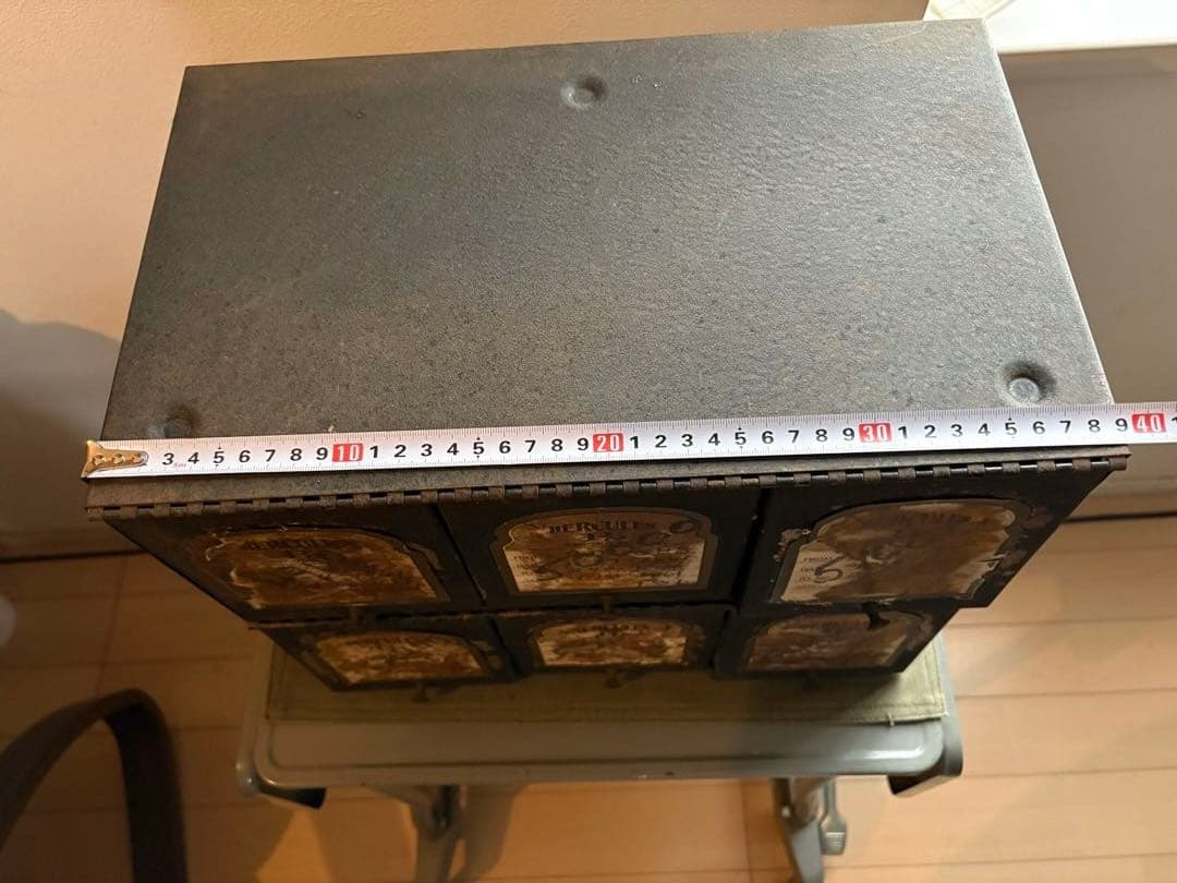 HERCULES☆メディカルキャビネット☆メタルラック/棚☆アンティークUSA