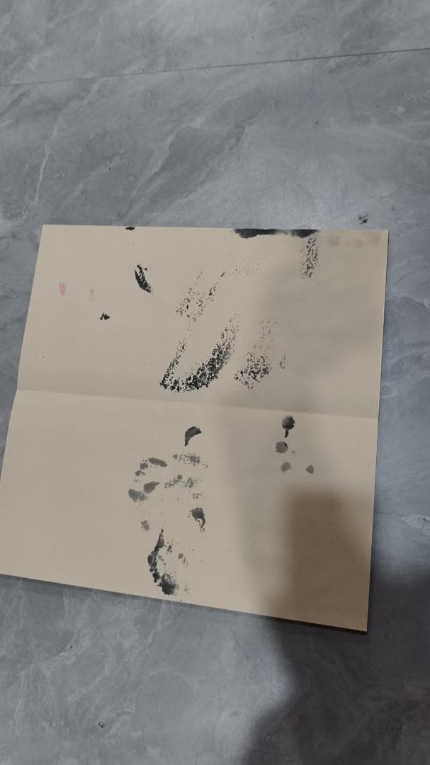 中国古美術 近代 潘天寿作款 花鳥図 水墨画 手描き 冊頁7開14