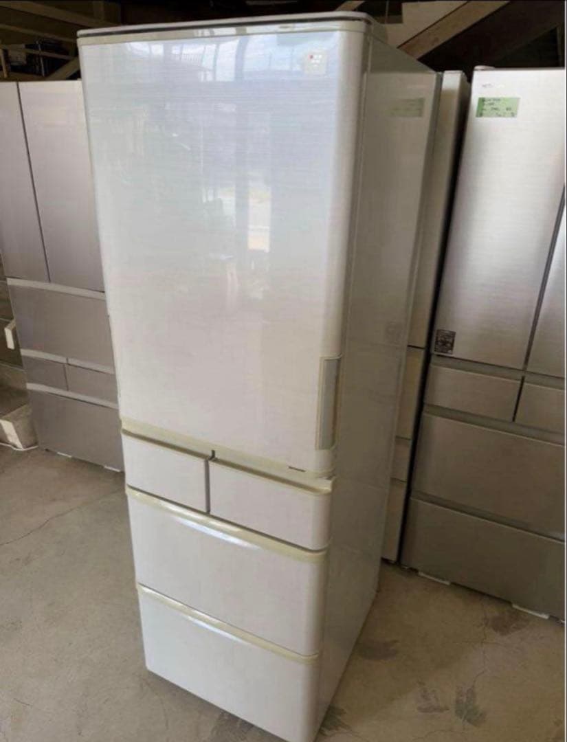 2014年式 424L シャープ 冷蔵庫 SJ-PW42Y-S