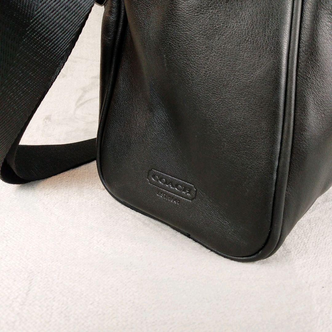 ★COACH★ コーチ 2WAY レザー ビジネスバッグ 2層式 ブラック