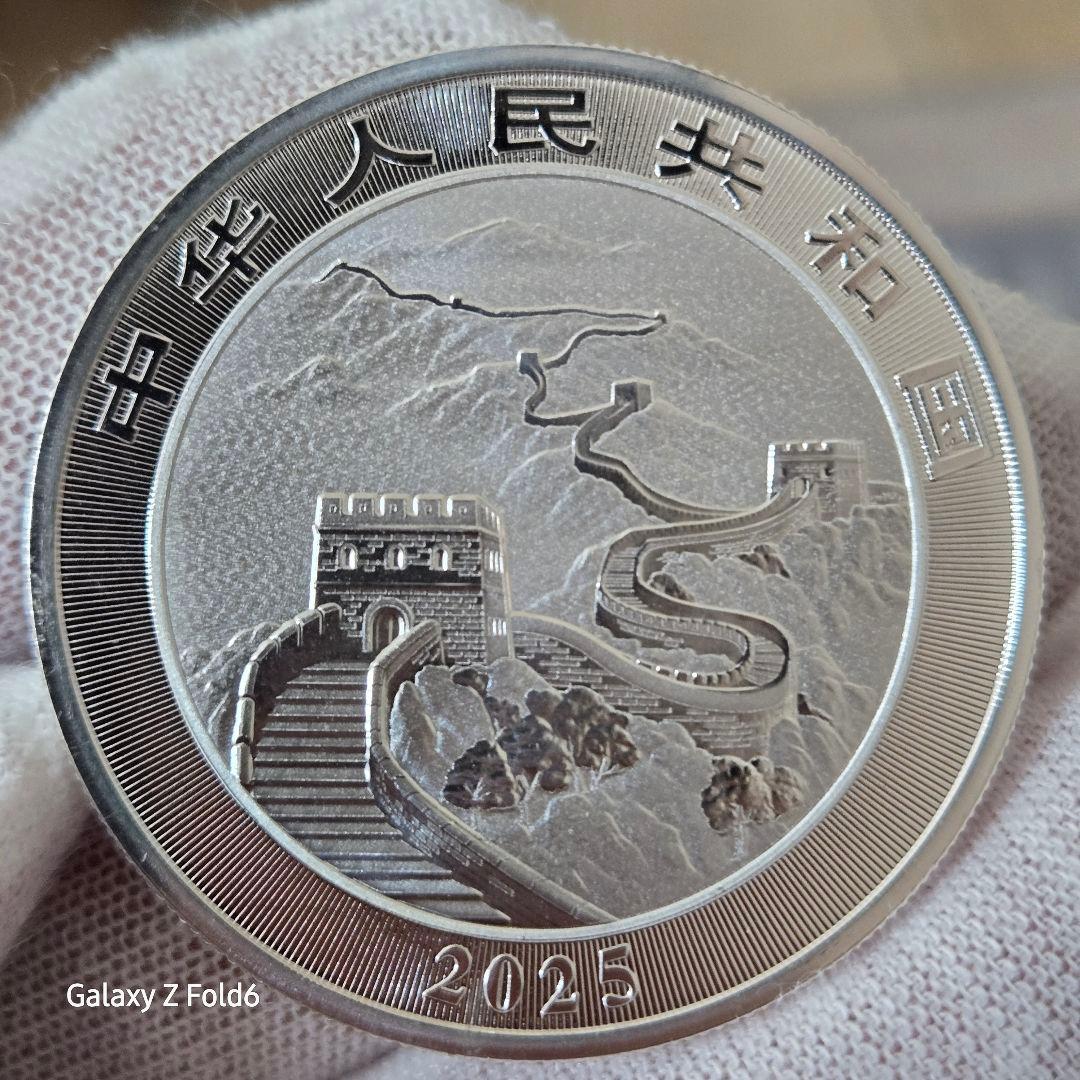2025年竜長城記念銀貨1オンス 本物保証