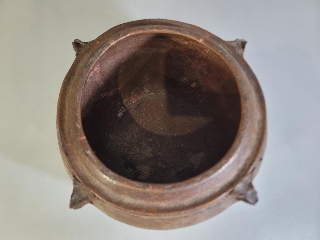 茶道具 南蛮 四耳壷 水指 古美術 DT443