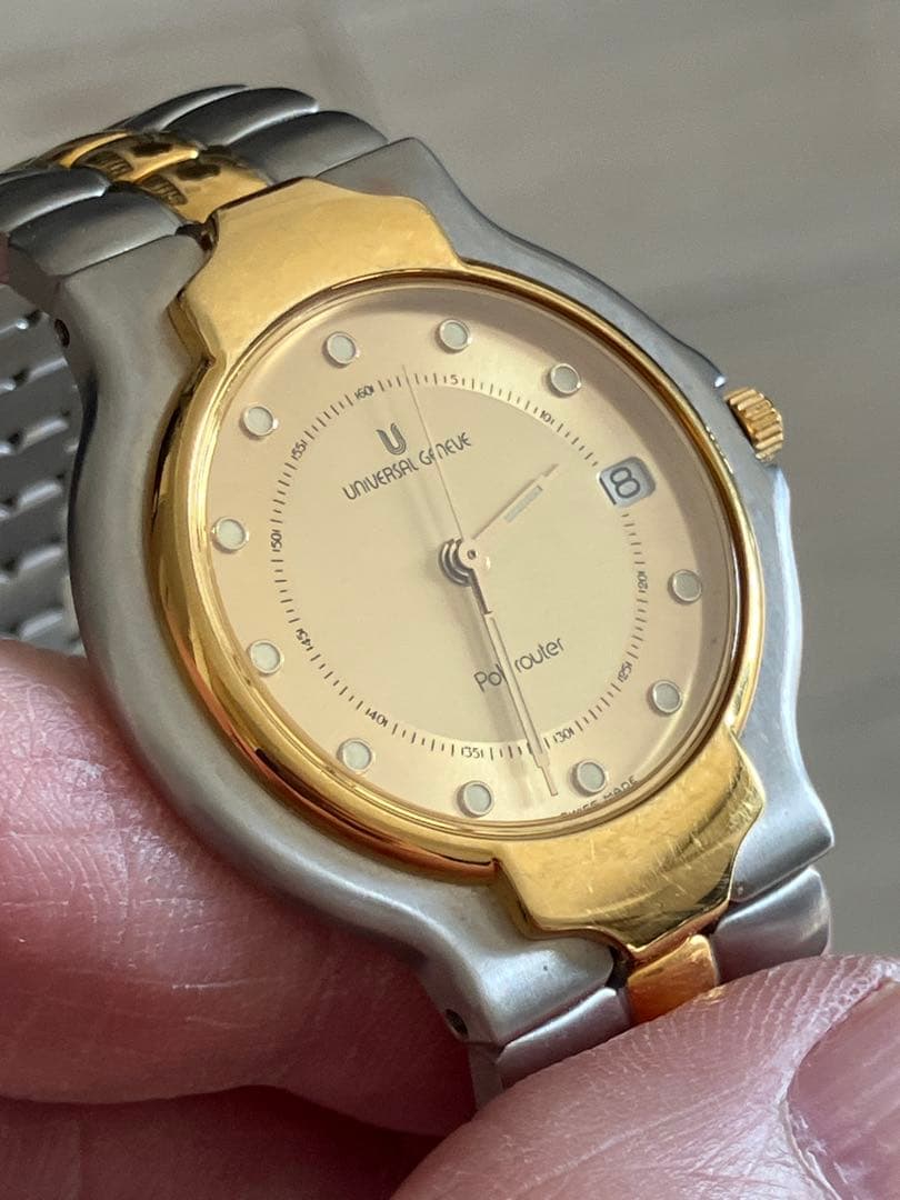 稼働品／Universal Geneve Polerouter ポールルーター