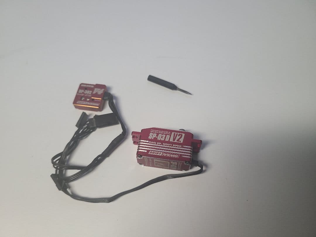 ヨコモ　ジャイロ　サーボ　SP-03DV2　DP-302V4　レッド　ブラシレス