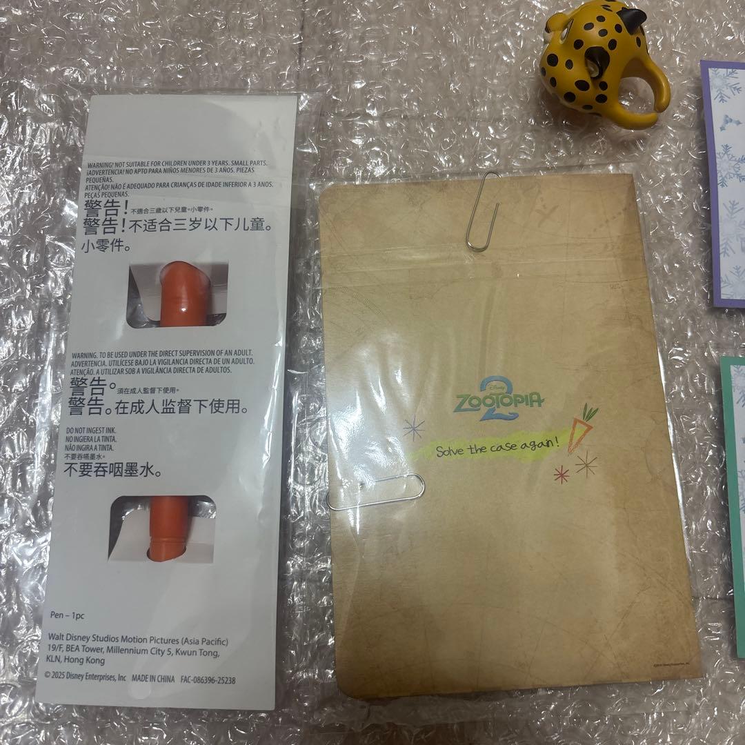 ズートピア2 映画 入場者特典 韓国限定 5週目 1セット　おまけ付