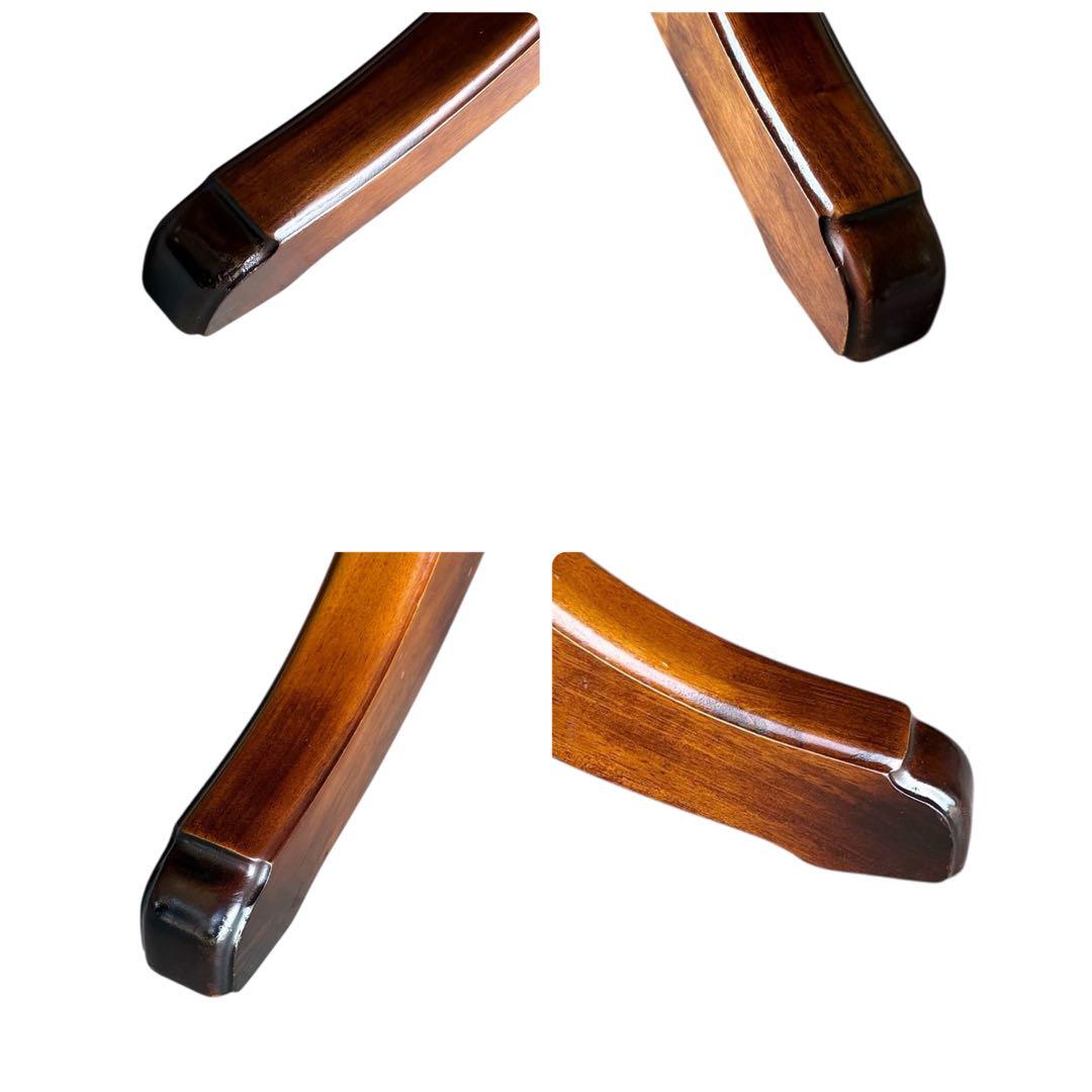 HR804 三越ブルージュ　拡張テーブル　ダイニングテーブル　丸　円　楕円