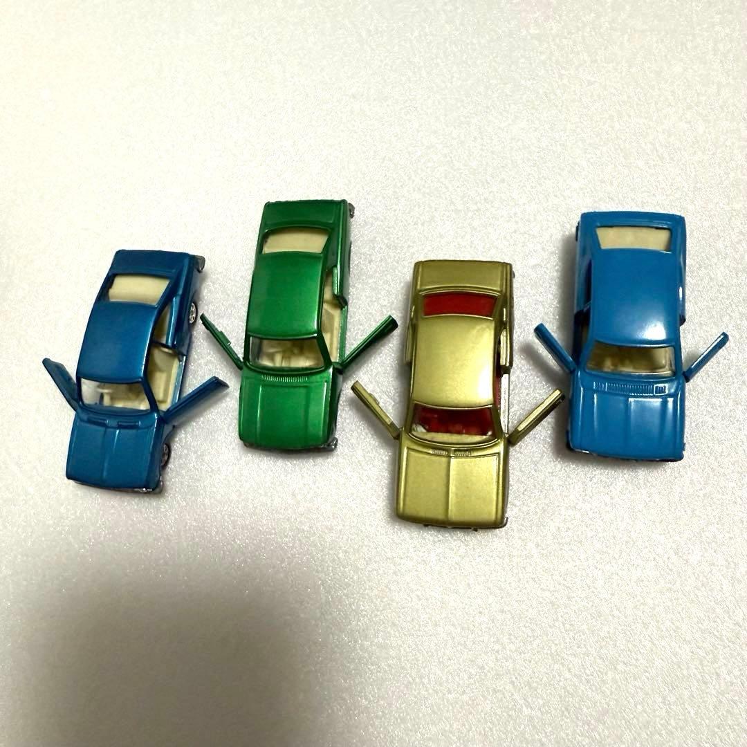 トミカ日本製 日本車シリーズ コルトギャラン　1F 1Eホイール 4台