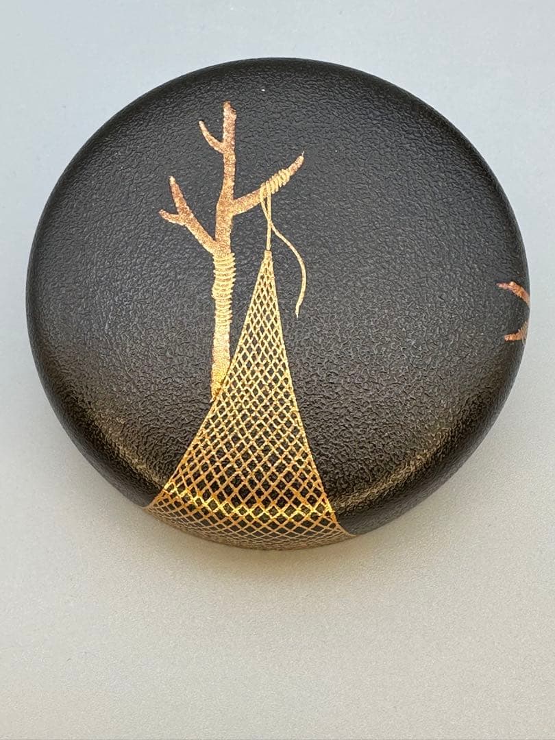 茶道具 棗 目代春帆 網干塩釜図