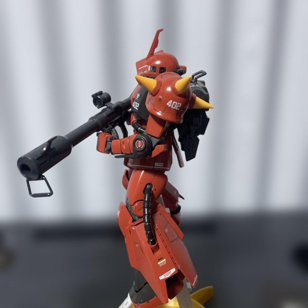 【美】MG1/100シンマツナガ専用ザクⅡと MGジョニーライデン専用ザクⅡ