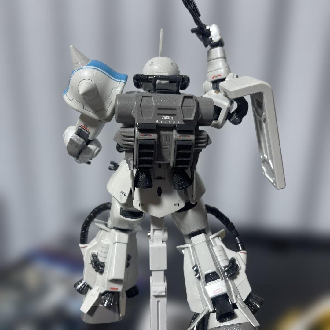 【美】MG1/100シンマツナガ専用ザクⅡと MGジョニーライデン専用ザクⅡ