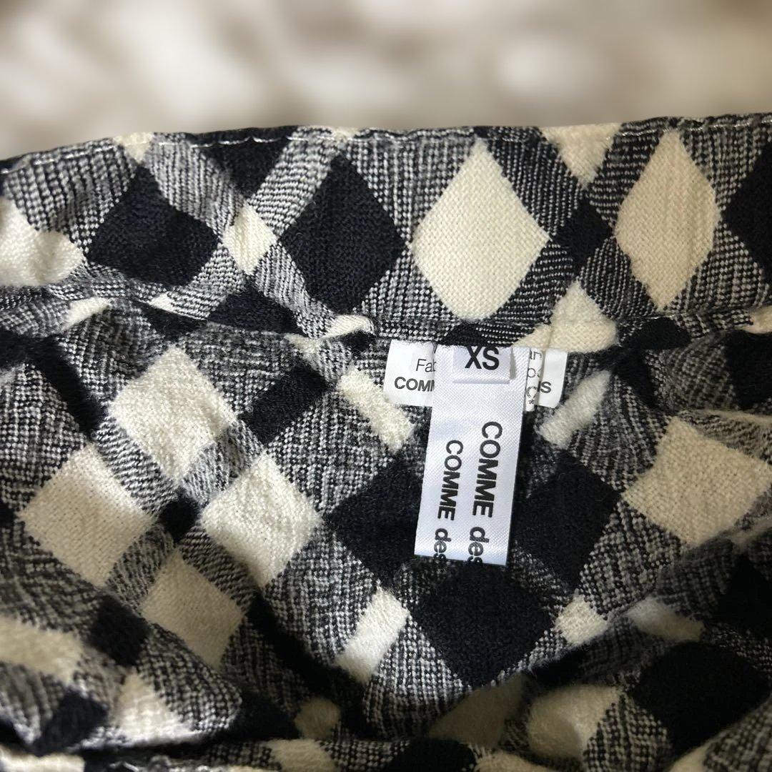コムデギャルソン　チェック柄 サルエルパンツ