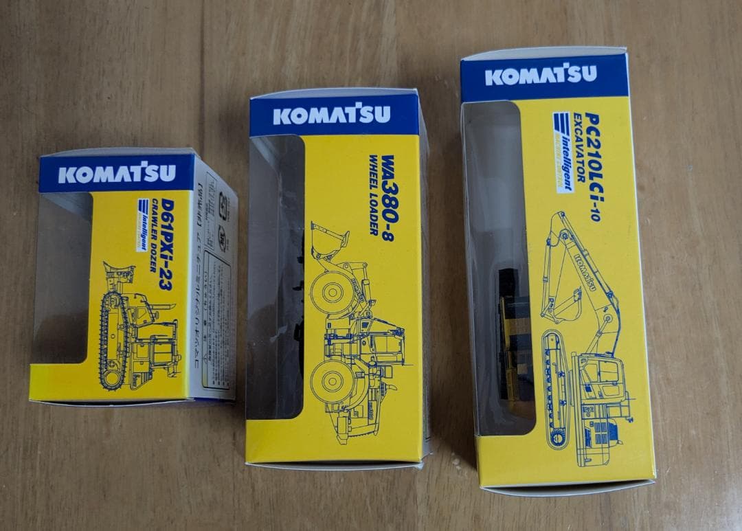 コマツ　KOMATSU　オリジナルミニチュア