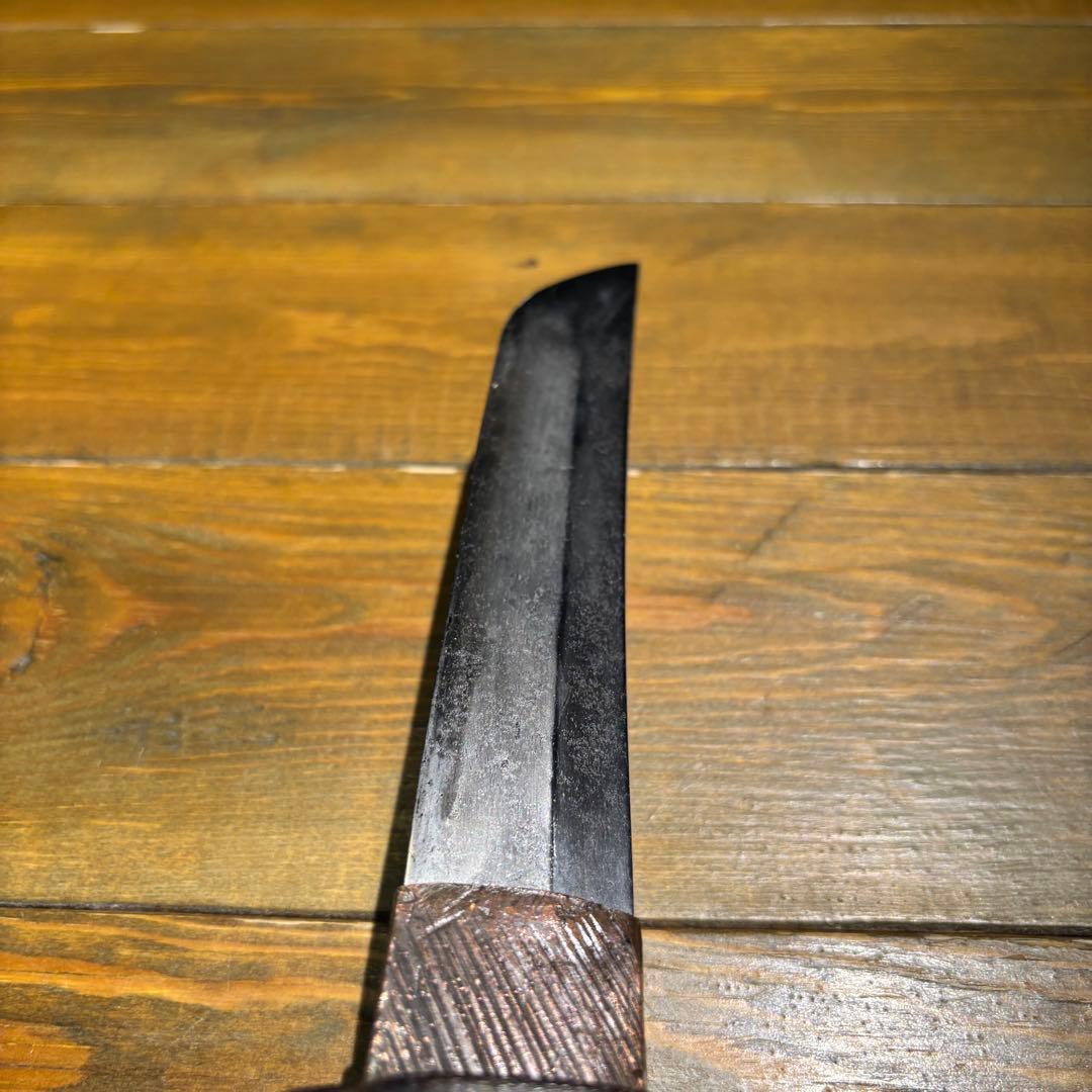 日本刀残欠クラフトナイフNo.83 筑前国住宗次 茎