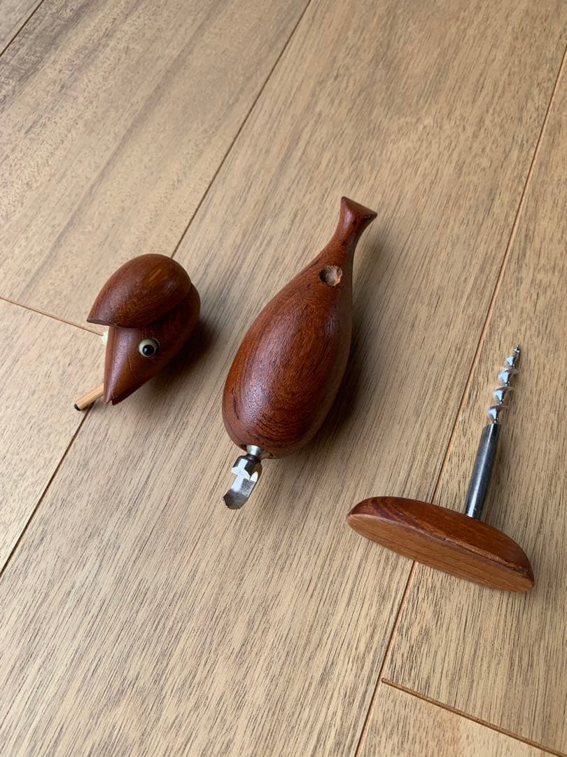 1960年代 デンマーク ビンテージ チークバード 栓抜き