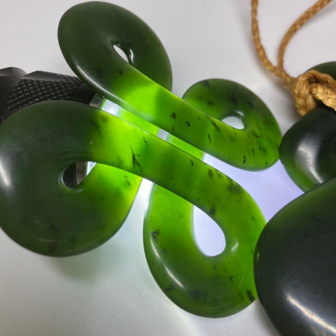 翡翠ネックレス2点 83g 東さ7-0331ア㉝