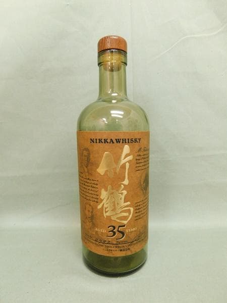 白州 18年 & 竹鶴 35年 空瓶 箱無し 白州 18年 &