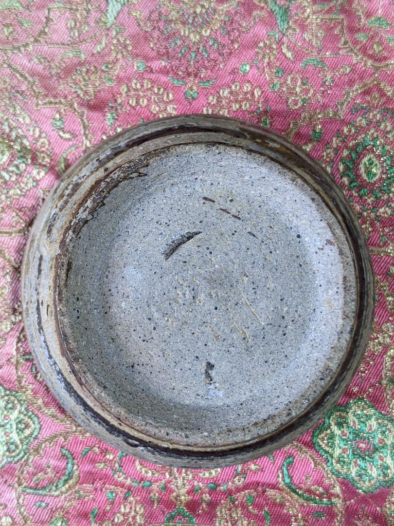 ♦古陶磁 安南染付 マンゴスチン 掛分け蓋物 サワンカローク 宋胡録 骨董品