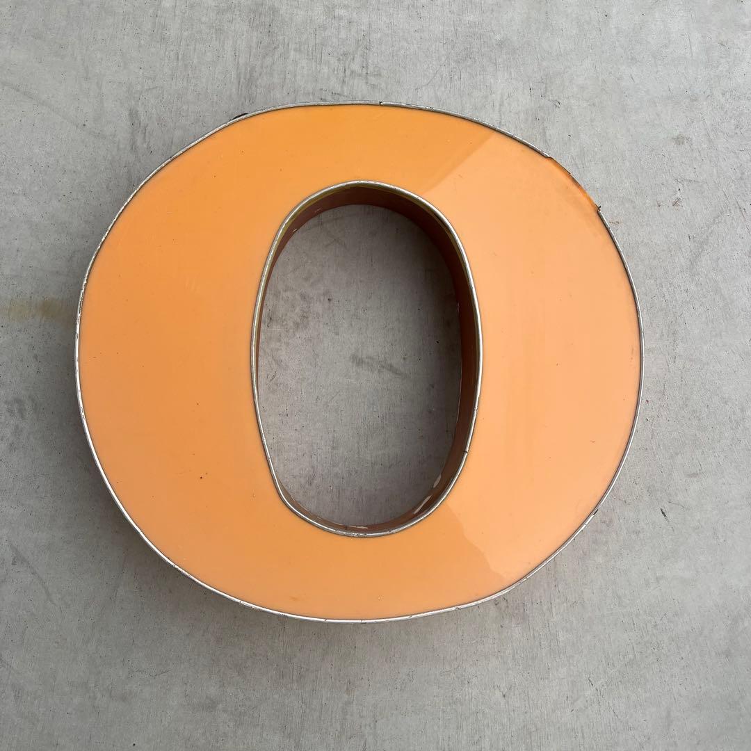 O 看板 アルファベット レターサイン 文字 アメリカ ビンテージ