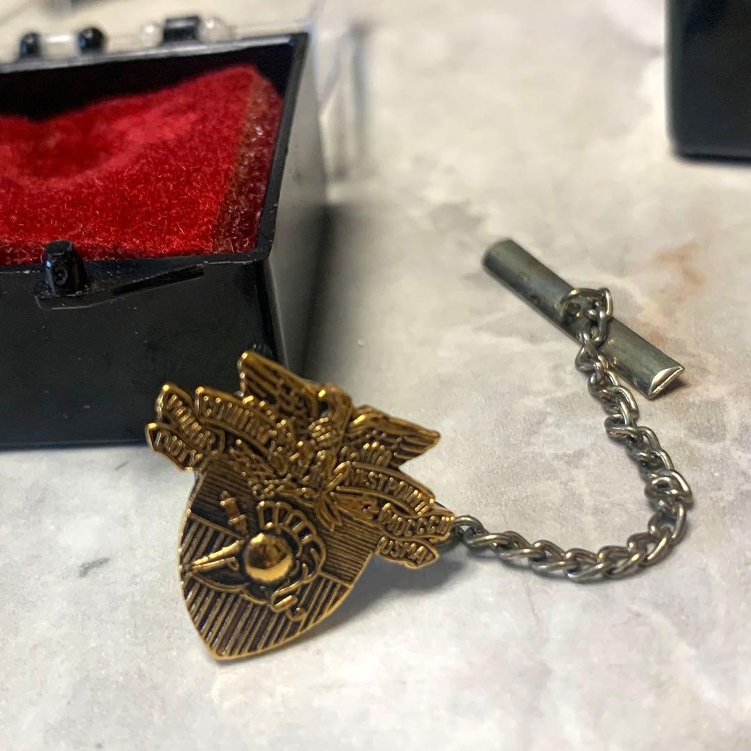 USMA West Point ビンテージ　タイピン&カフス