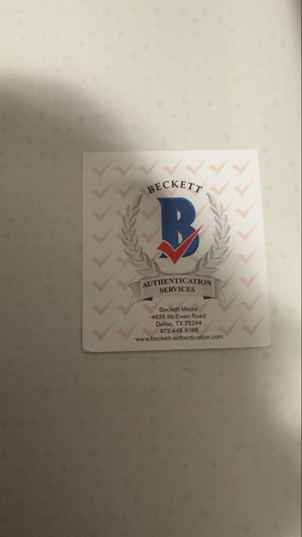 フェルナンドタティスjr直筆サインボール　限定黒ボールBECKETT社