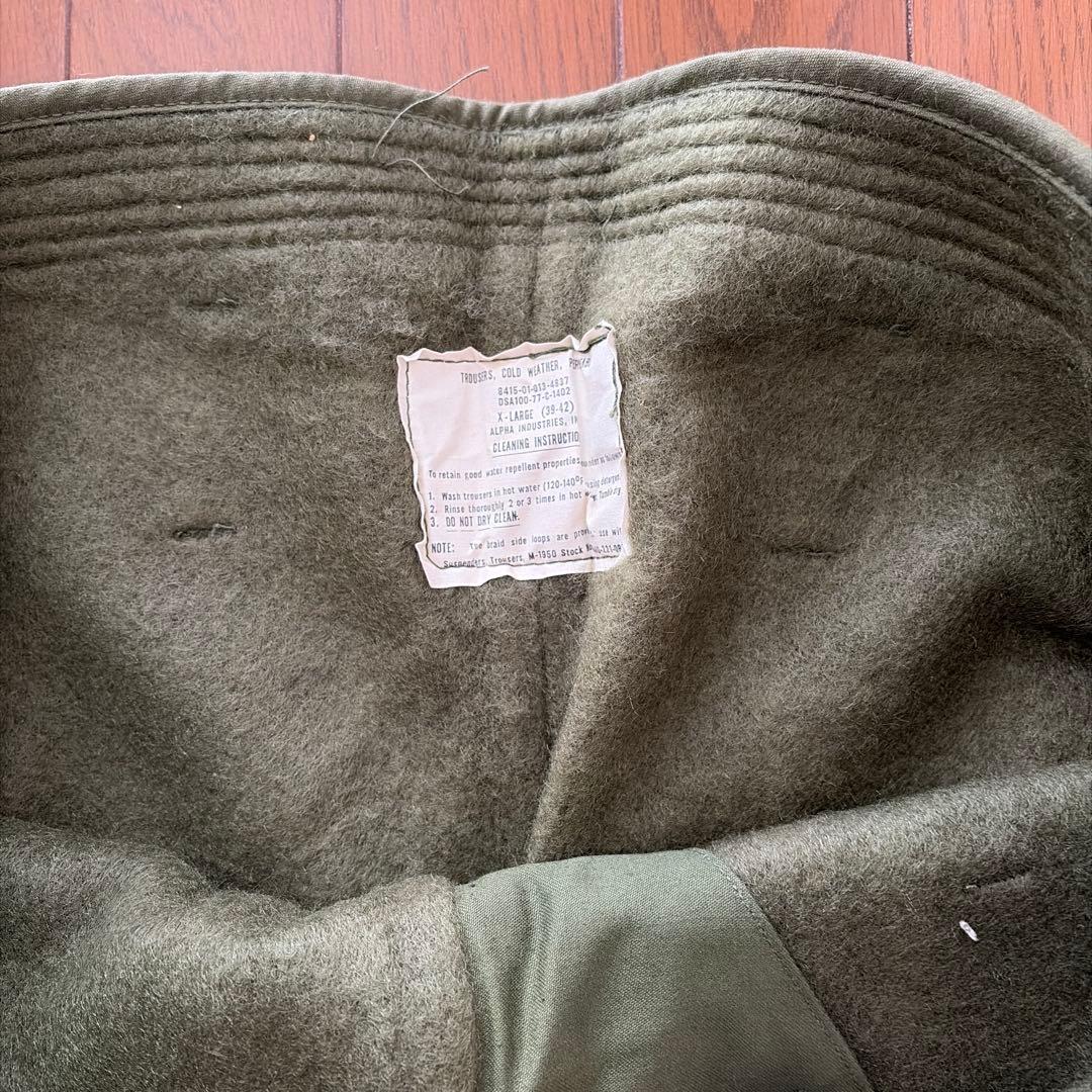 超貴重・新品】米軍放出品 81年製 防寒・デッキパンツ XL - メルカリ