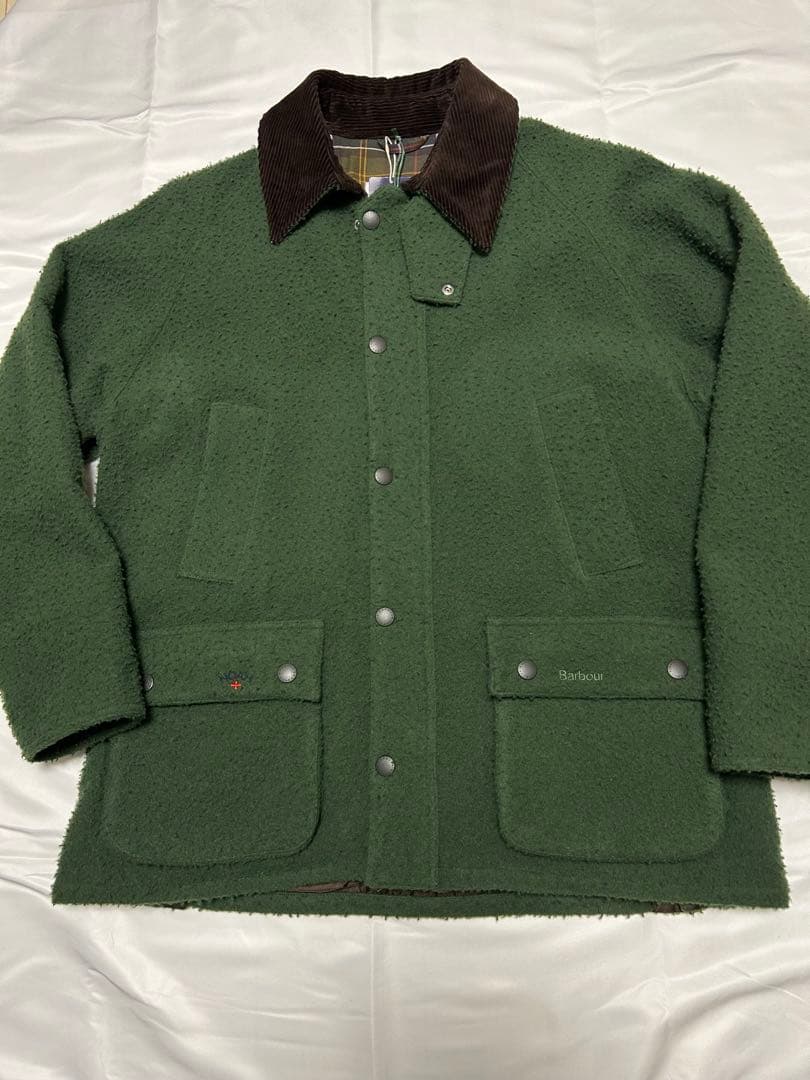 ゴ*！様 Noah x Barbour Wool Teddy Bedale Ja NOAH × BARBOUR 21FW | Them magazine