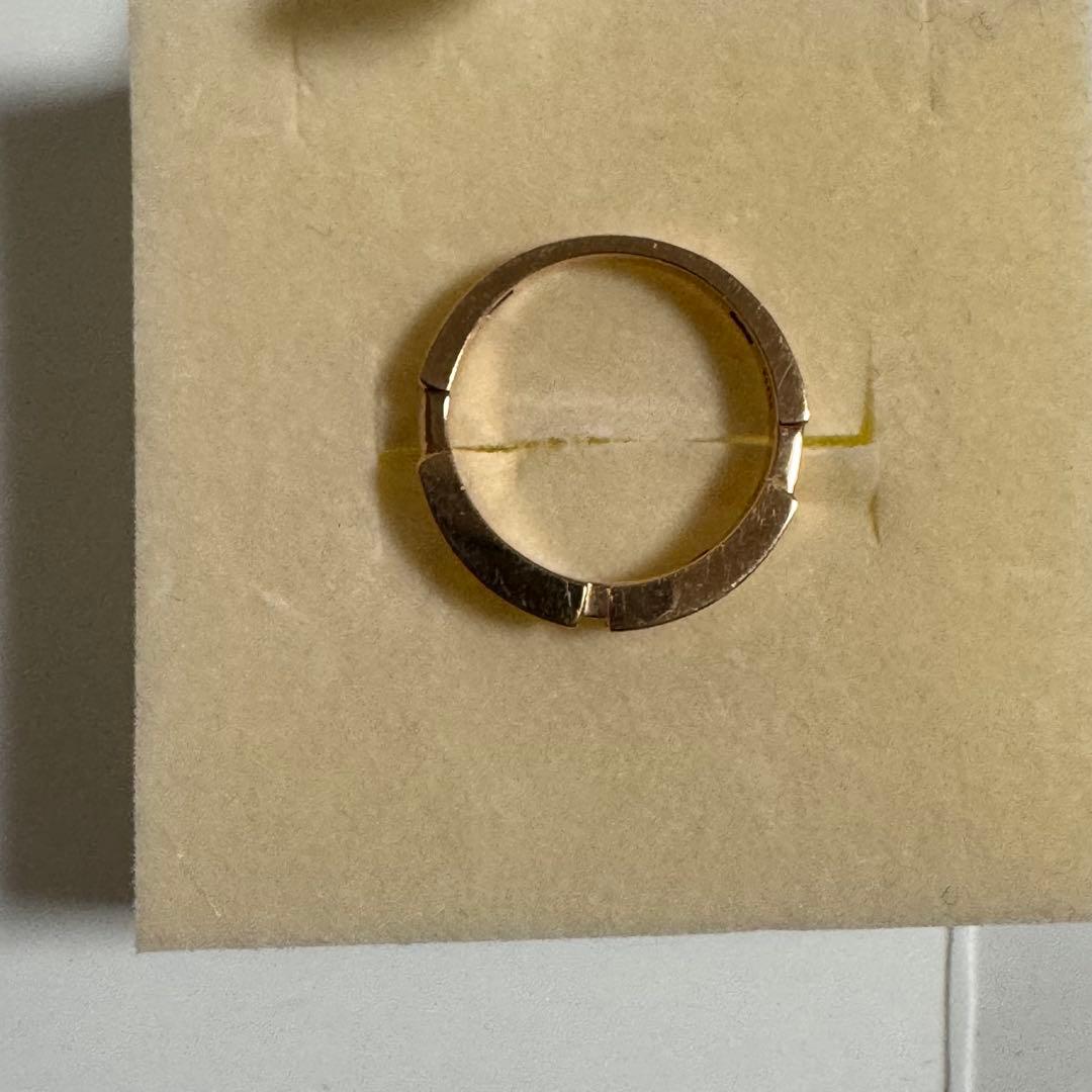 COMME CA DU MODE K10PG ダイヤ リング #7