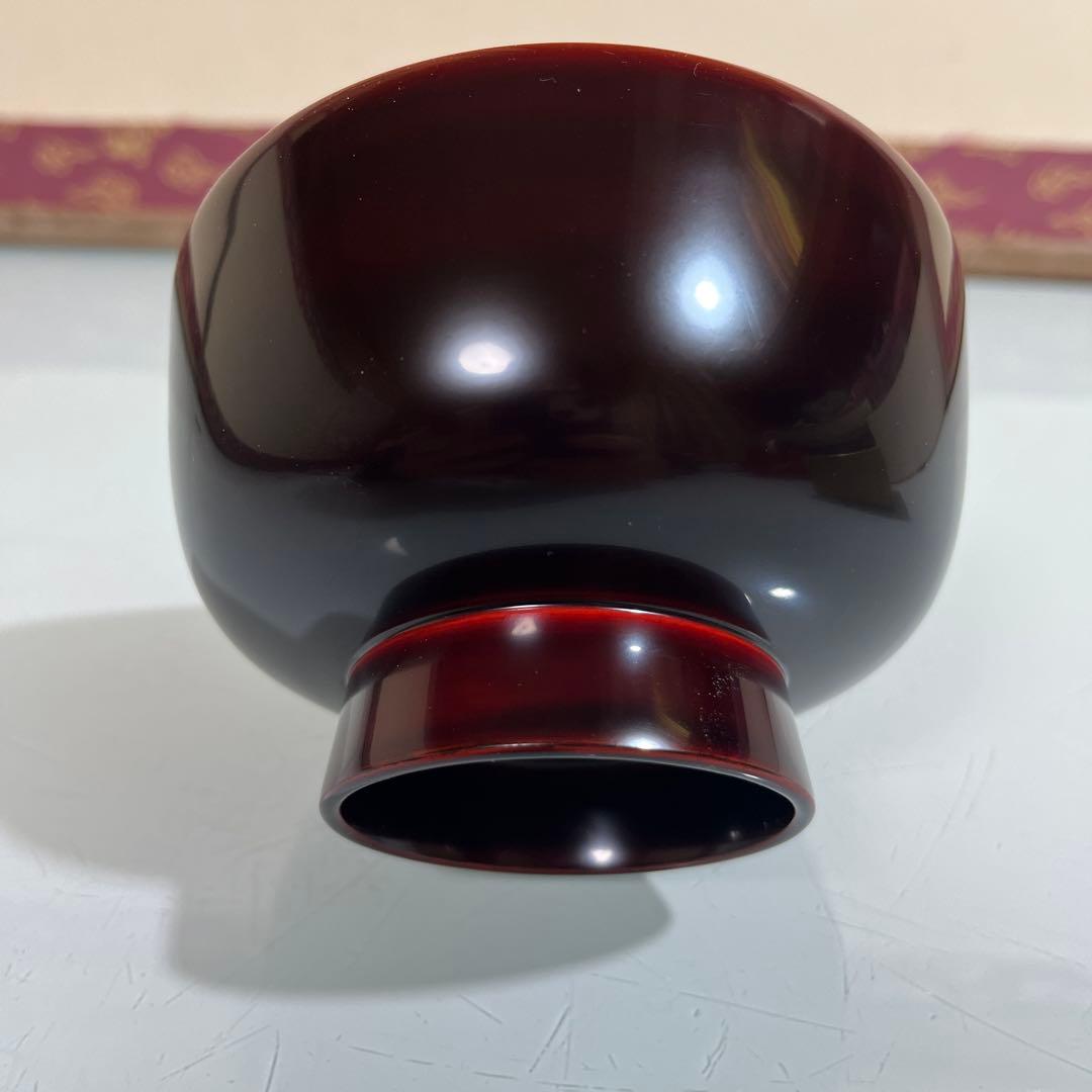 A l ma❣️木製漆　輪島塗　溜塗　お椀2ケ