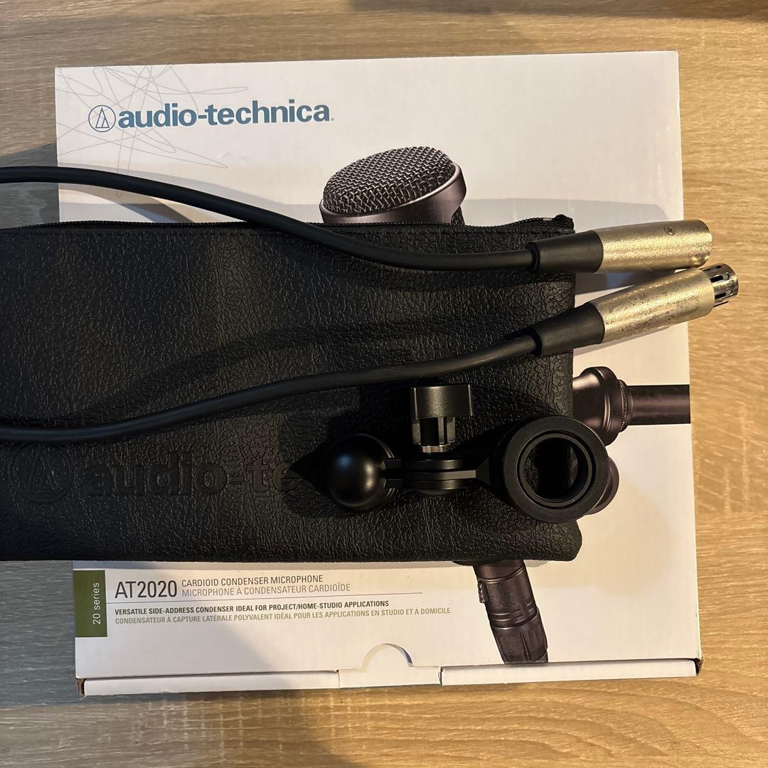 audio-technica コンデンサーマイク ブラックAT2020