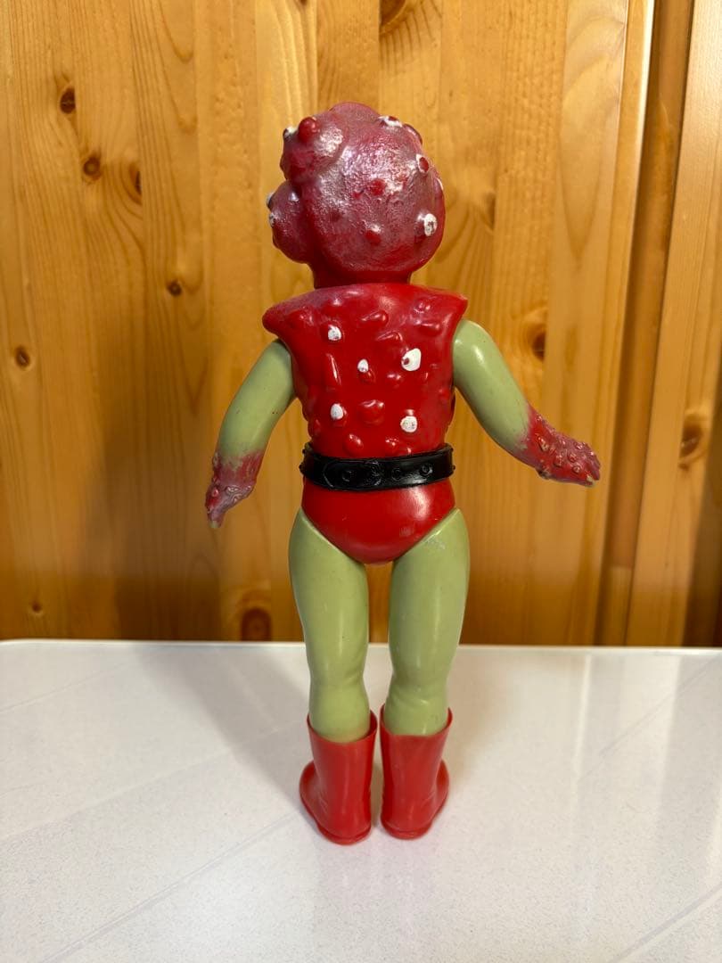 当時物 仮面ライダー 旧バンダイ キノコモルグ ソフビ レア品