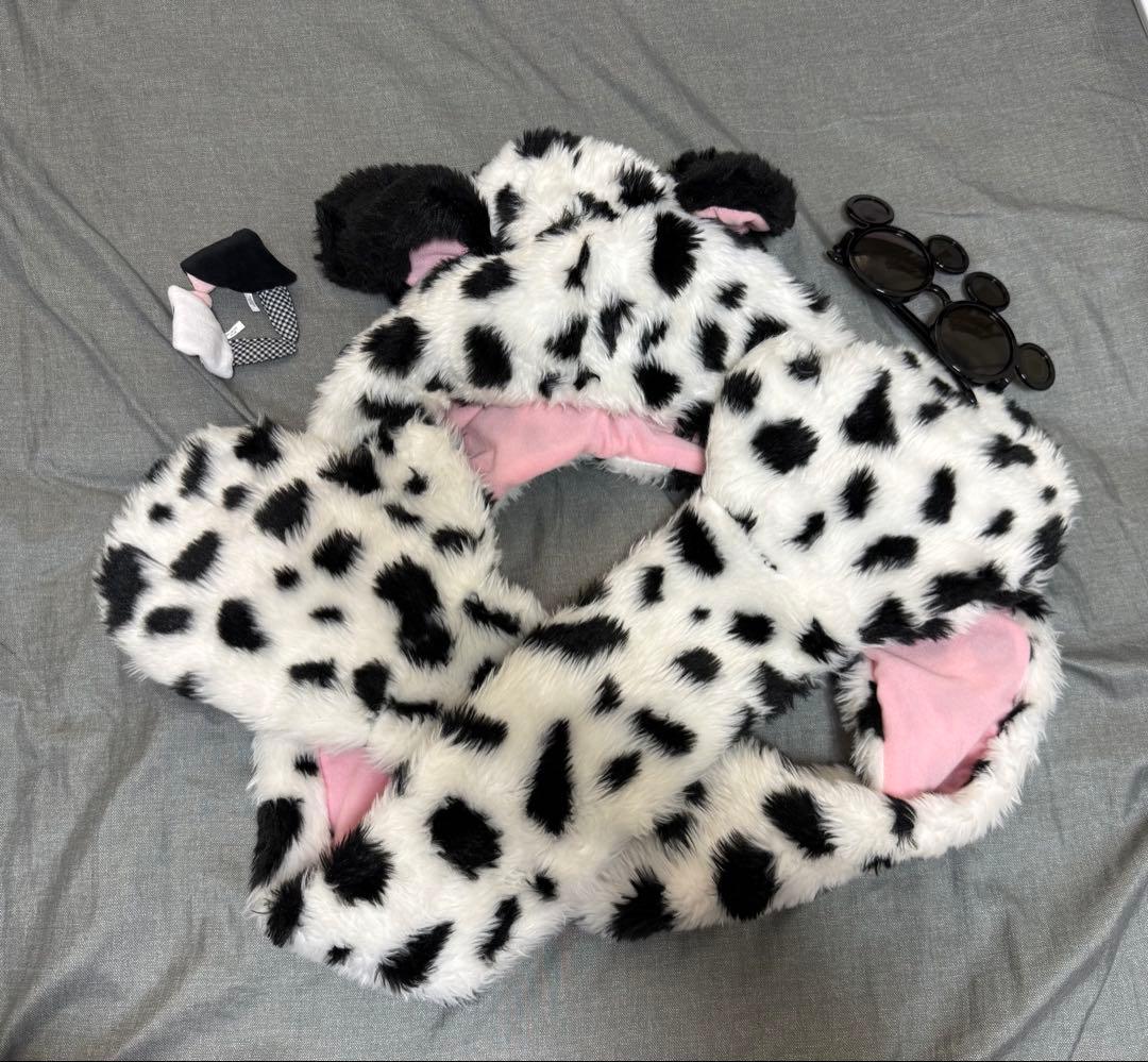 101匹わんちゃん　マフラーキャップ　ディズニー　ファンキャップ　サングラス