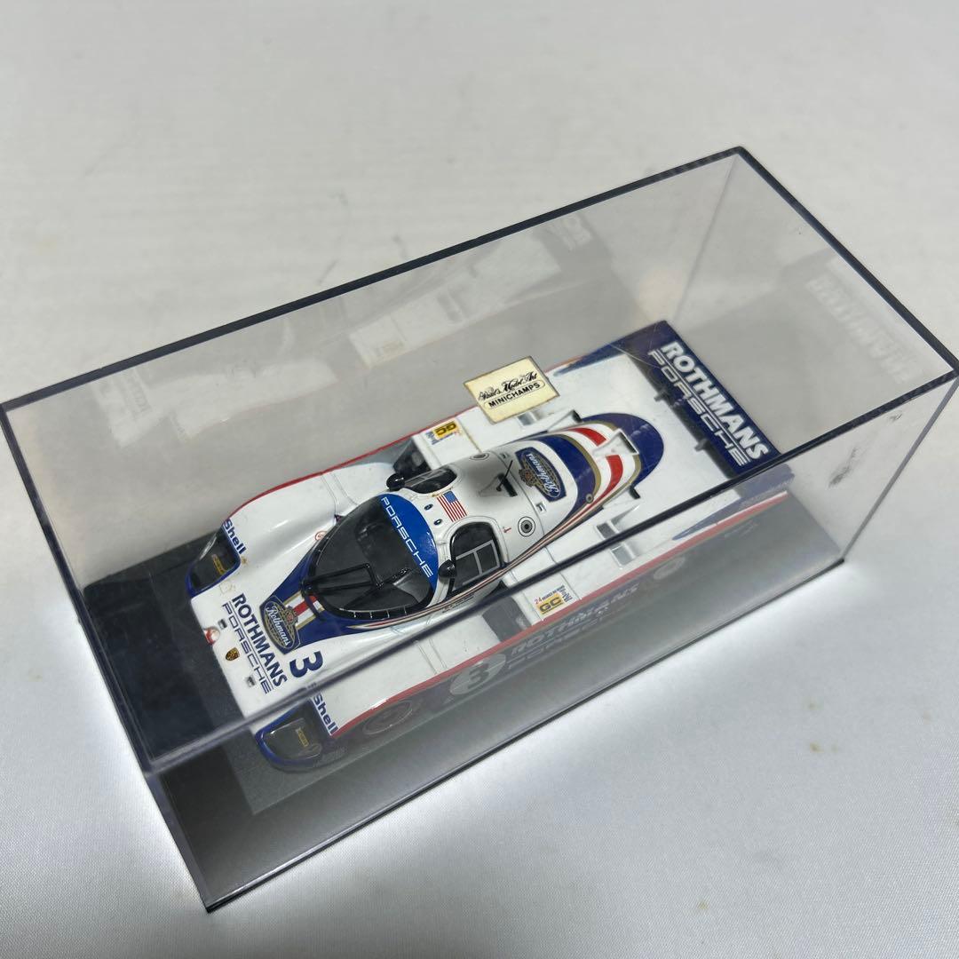 ミニチャンプス 1/43 PORSCHE962C ロスマンズ #2#3二台セット