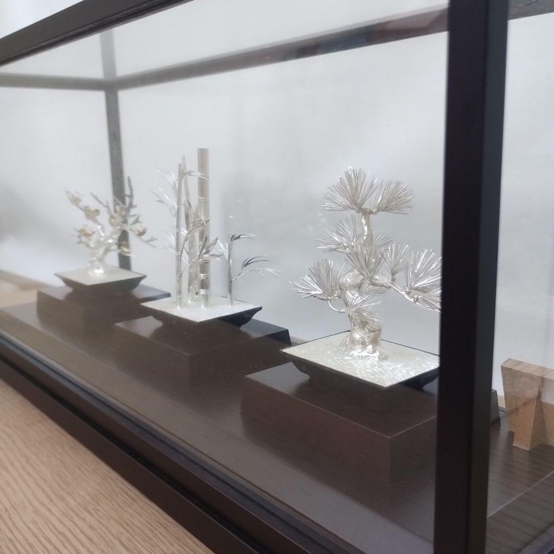 く*ん様 純銀製 盆栽風 金属工芸品