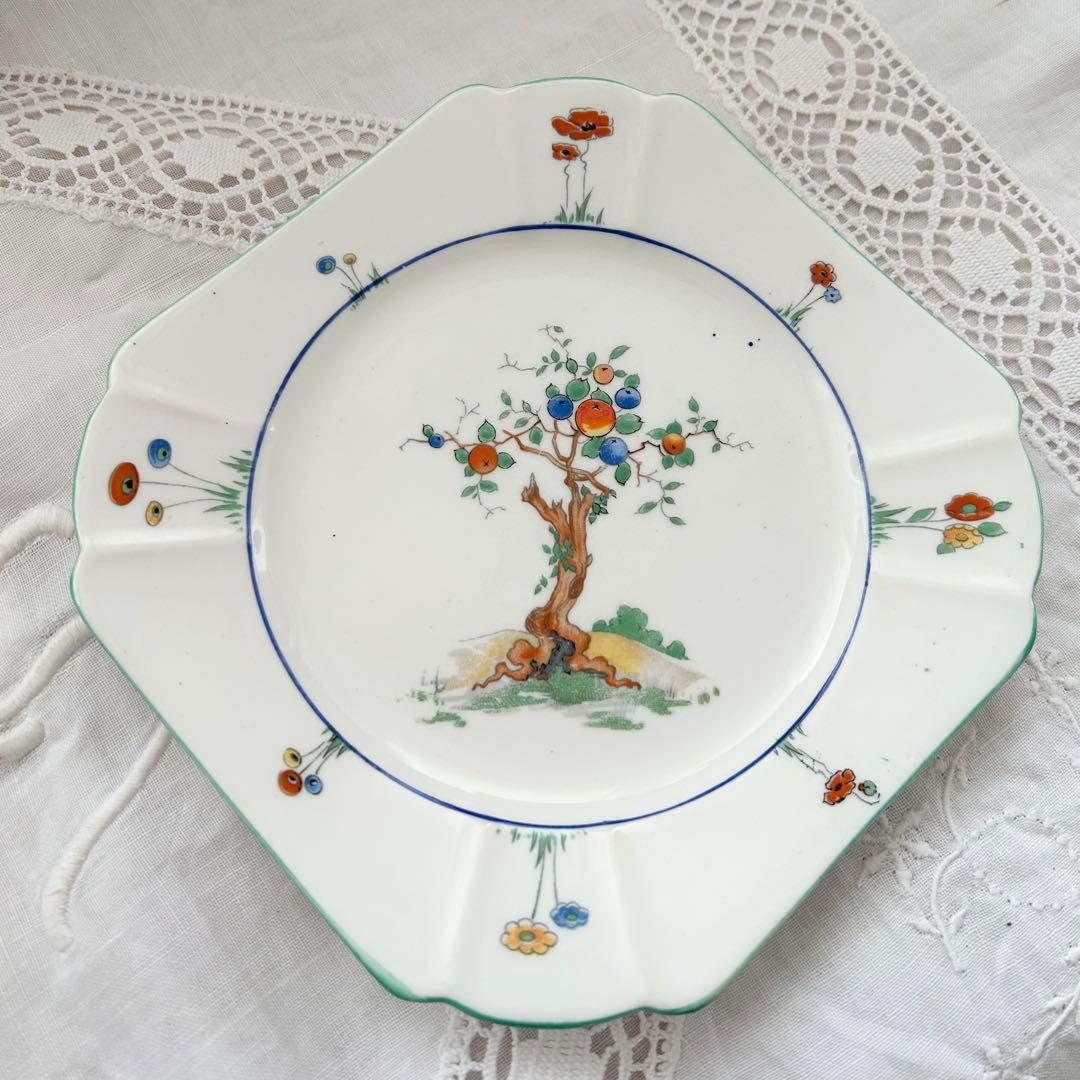 Shelleyシェリー◆カップ＆ソーサー トリオ◆リンゴ クイーンアン