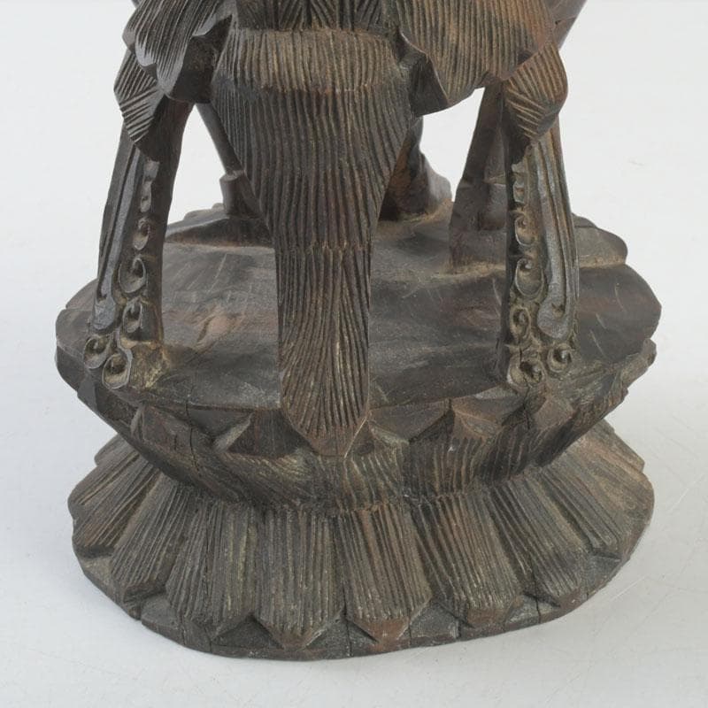 バリ島 インドネシア 木彫 ガルーダ像 置物 V 9380