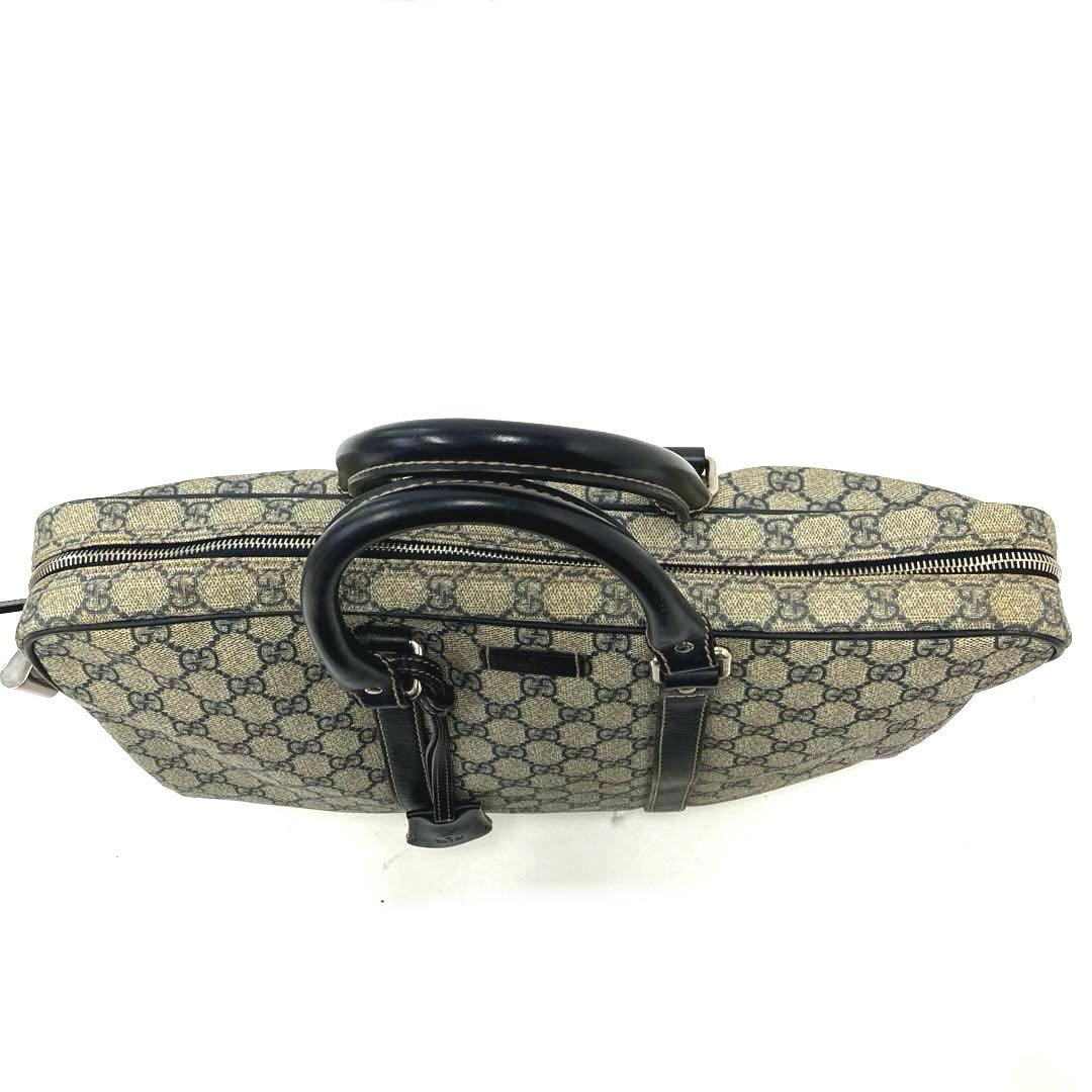 大人気☆GUCCI☆グッチ☆ビジネスバッグ☆GGスプリーム☆レザー☆ネイビー！