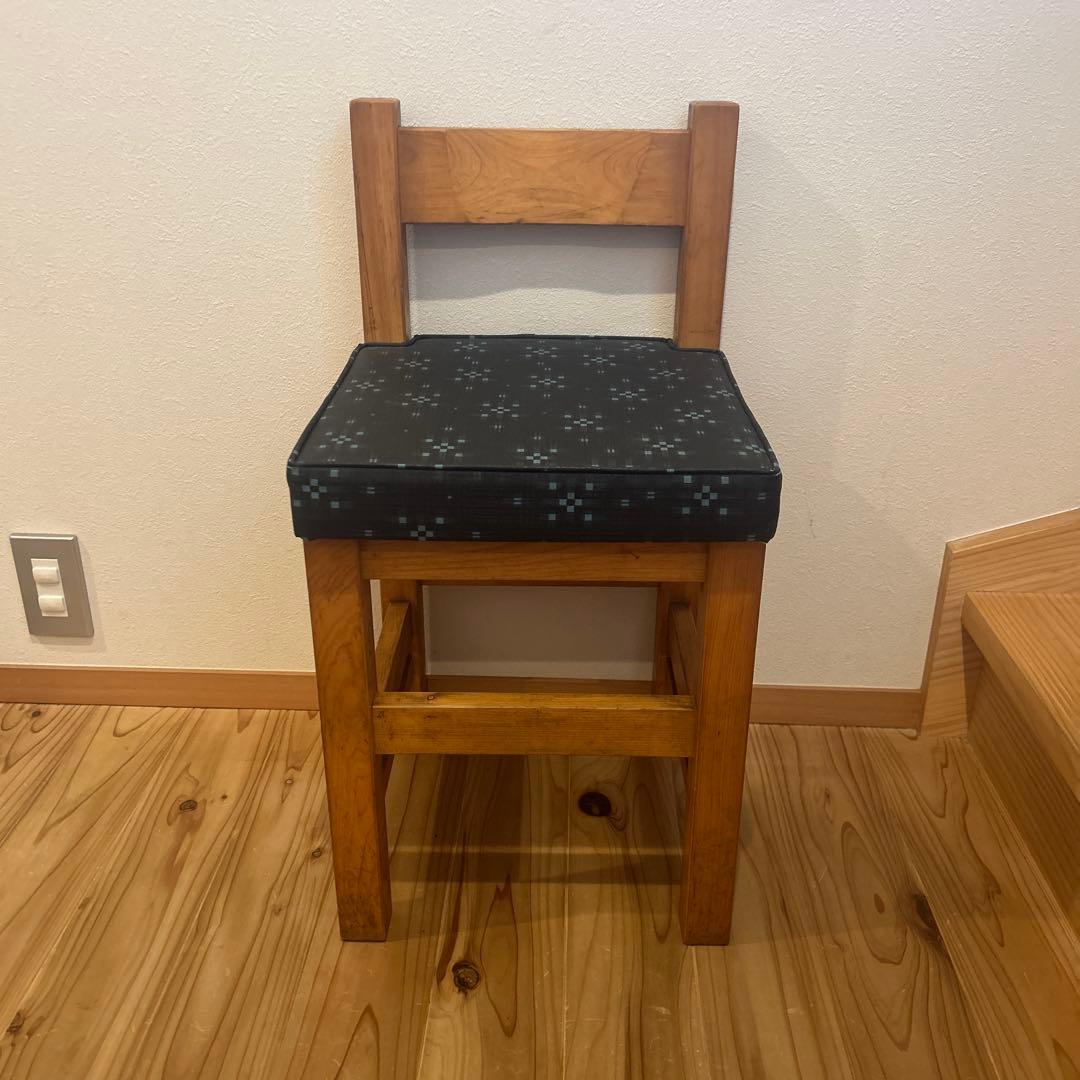 みかん様専用 国産ひのき 木製スツール カウンターチェアー 丸椅子 3脚