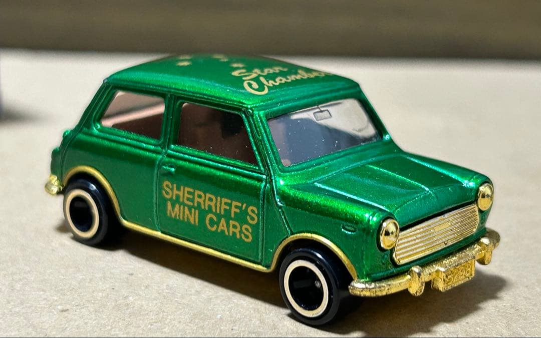 トミカ ミニクーパー シェリフ sheriff メタグリーン