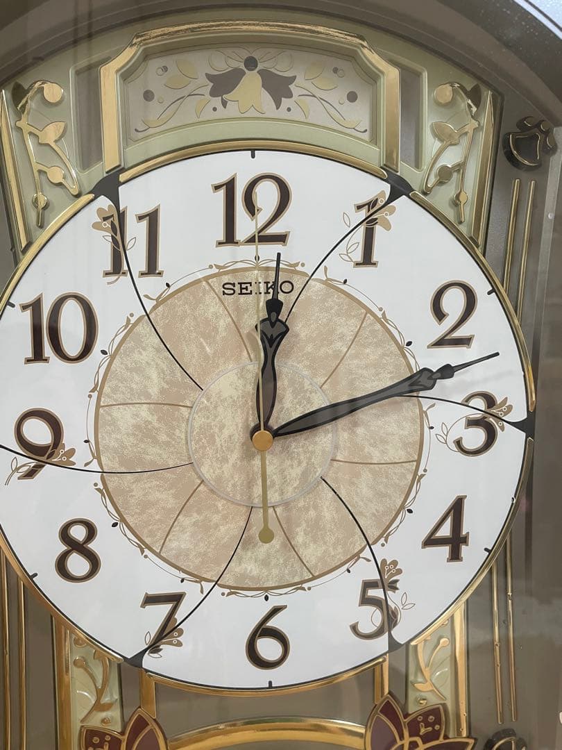 SEIKO セイコー　ウェーブシンフォニー　電波からくり掛け時計　RE567G