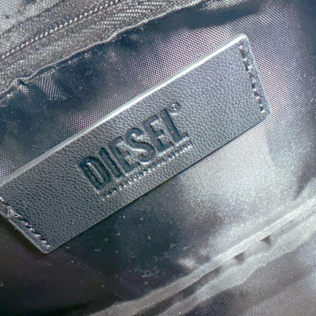 ディーゼル　MERI 2way ミニボストンバッグ　1DR ロゴエンボス　黒