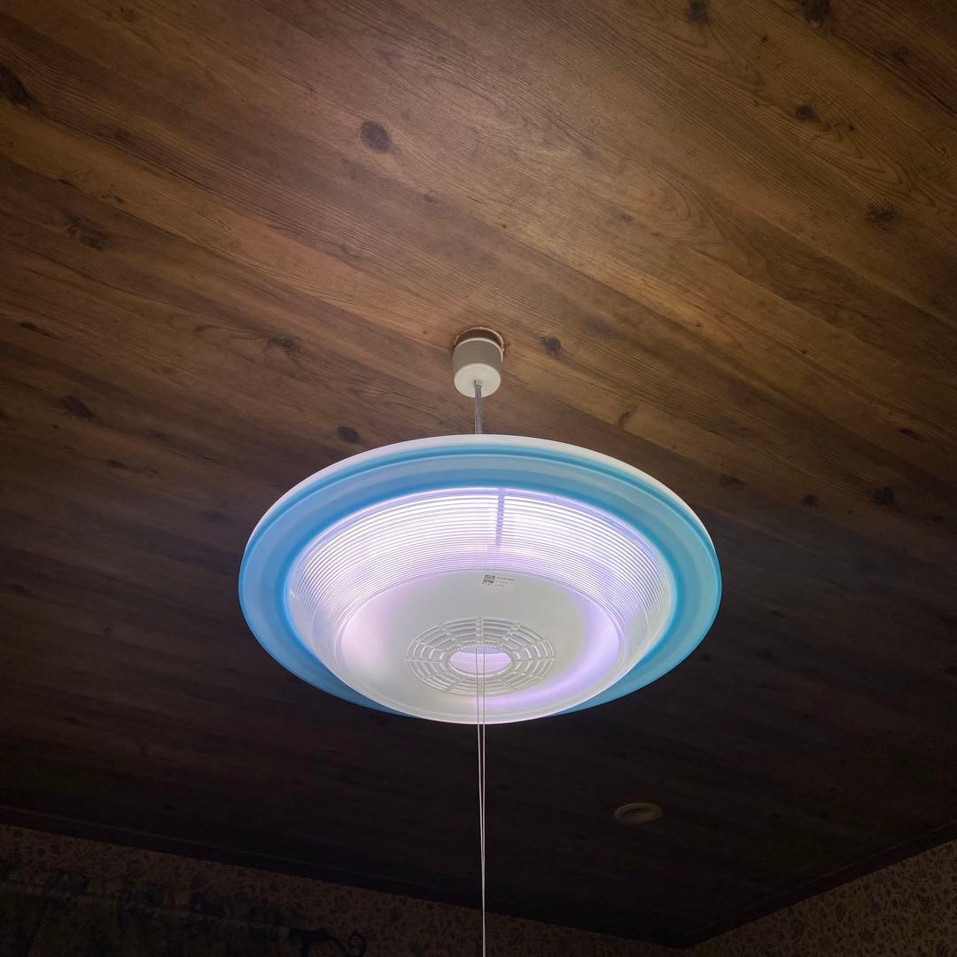 スペースエイジ ペンダントライト 昭和レトロ ブルー - メルカリ