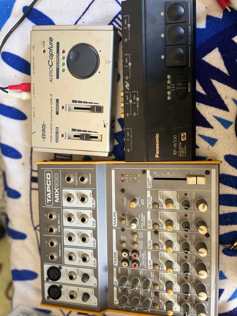 インターフェースミキサーオーディオキャプチャーセット売り