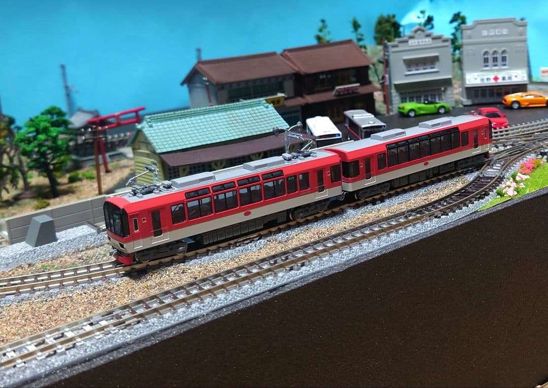 【動作品】鉄道模型ジオラマ完成品『Nゲージ』パワーバック付